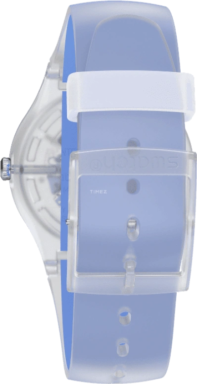 Swatch,Originals 41mm,41mm,Plastic,Skeleton,Quartz,Round,Transparent,SUOK156