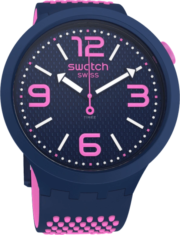 Swatch,THE BOLD 47mm,47mm,Plastic,Black,SO27N103
