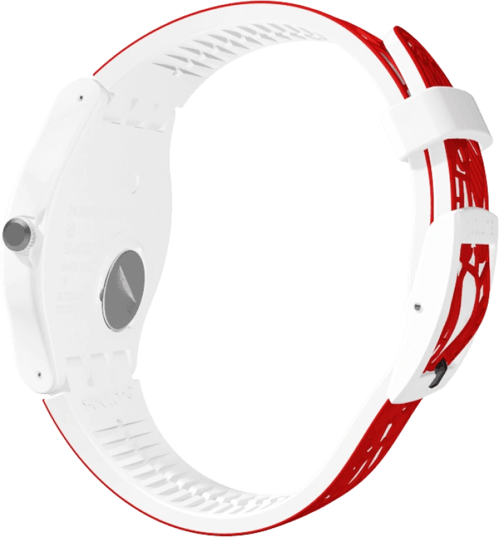 Swatch,Originals 41mm,41mm,Plastic,White,Closed,SUOZ259C