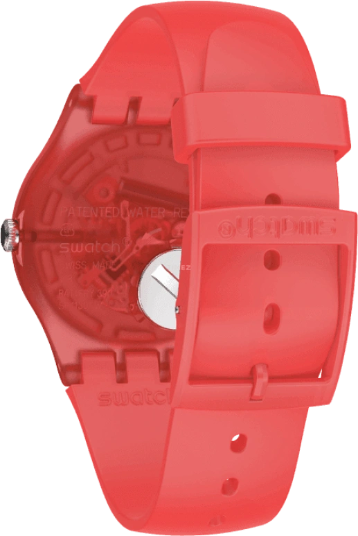 Swatch,Originals 41mm,41mm,Plastic,Red,SUOO105