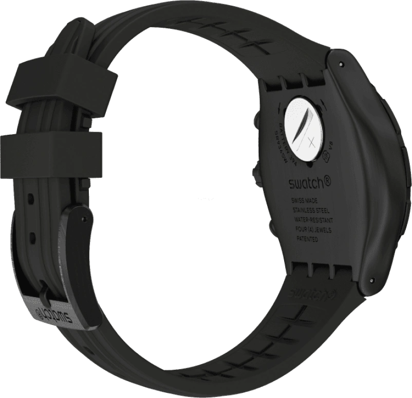 Swatch,IRONY 43x49mm,43x49mm,Black,YVB409