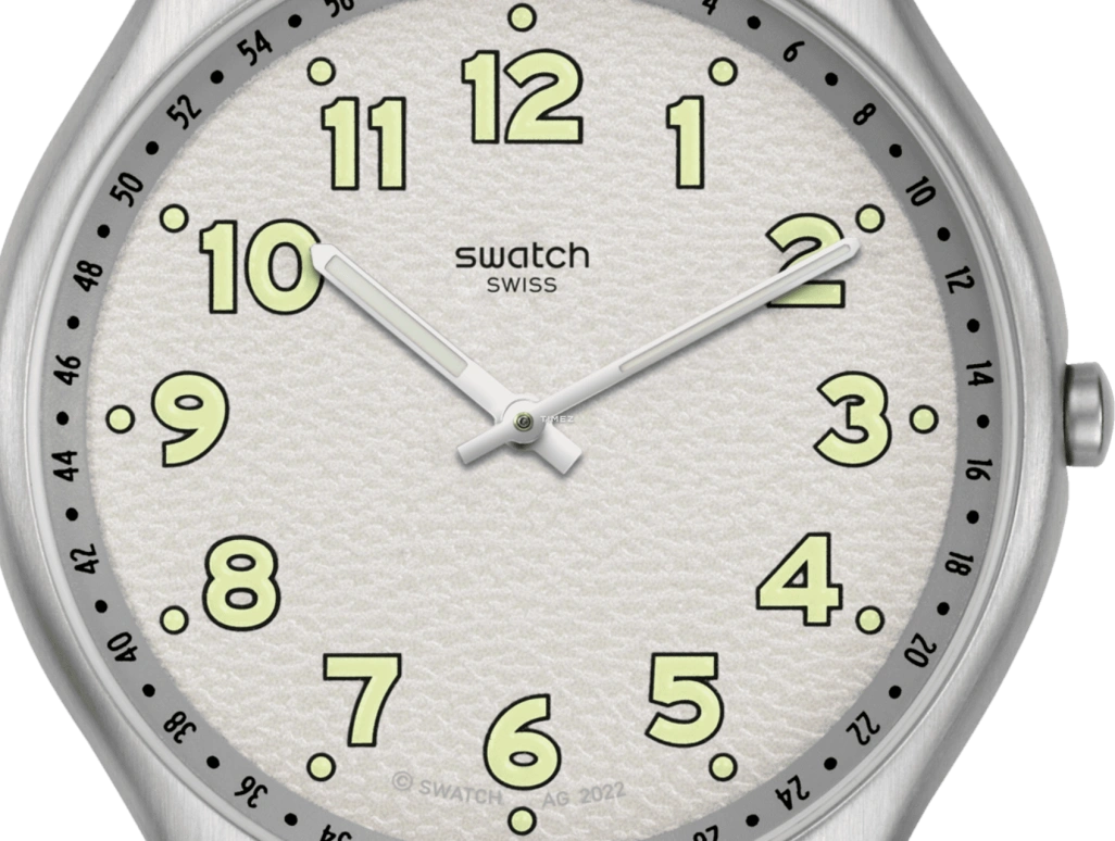 Swatch,Other 42mm,42mm,Stainless Steel,White,Quartz,Sapphire,Crystal Glass,Round,SS07S134
