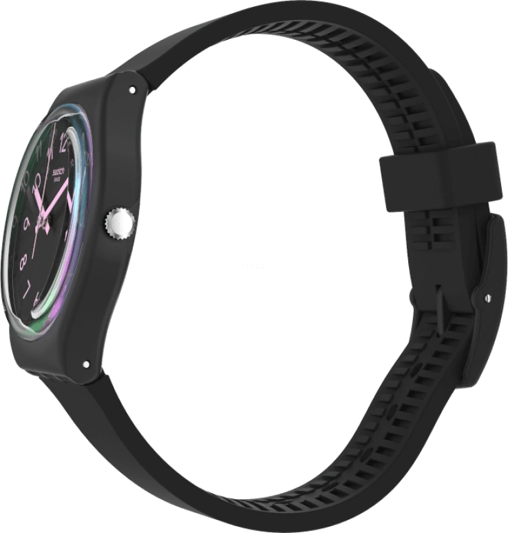 Swatch,Originals 34mm,34mm,Plastic,Black,Closed,GB330
