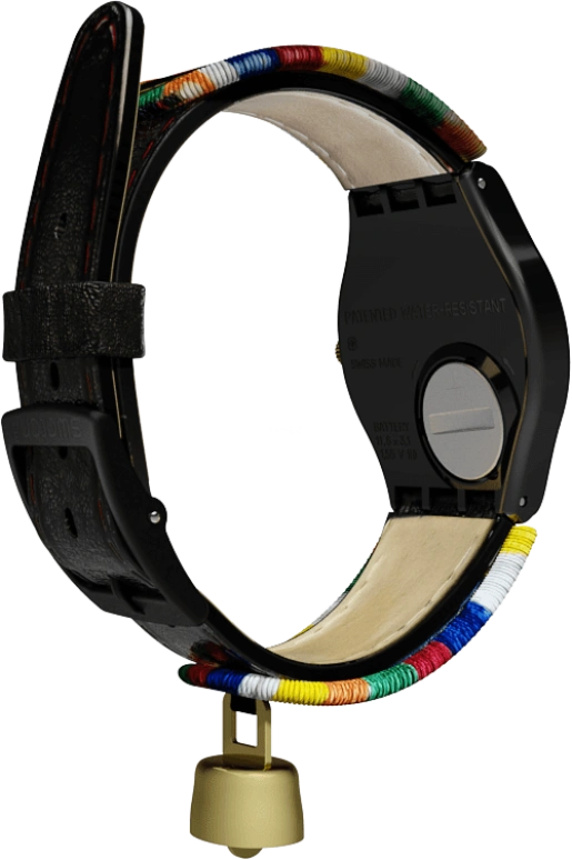 Swatch,Originals 34mm,34mm,Plastic,Black,GB285
