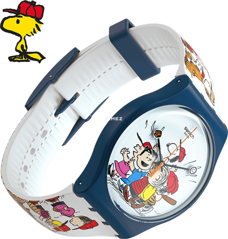 Swatch,Other 41mm,41mm,Bio-sourced,White,Multi-Color,Quartz,Sapphire,Crystal Glass,Round,SO29Z107