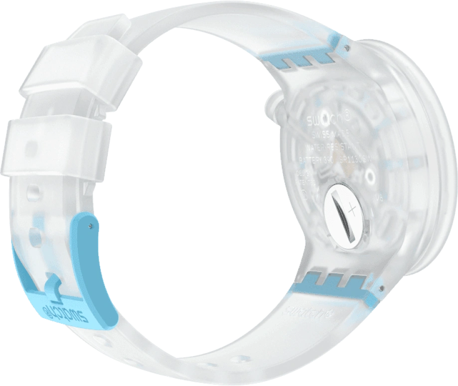 Swatch,THE BOLD 47mm,47mm,Plastic,White,SO27E105