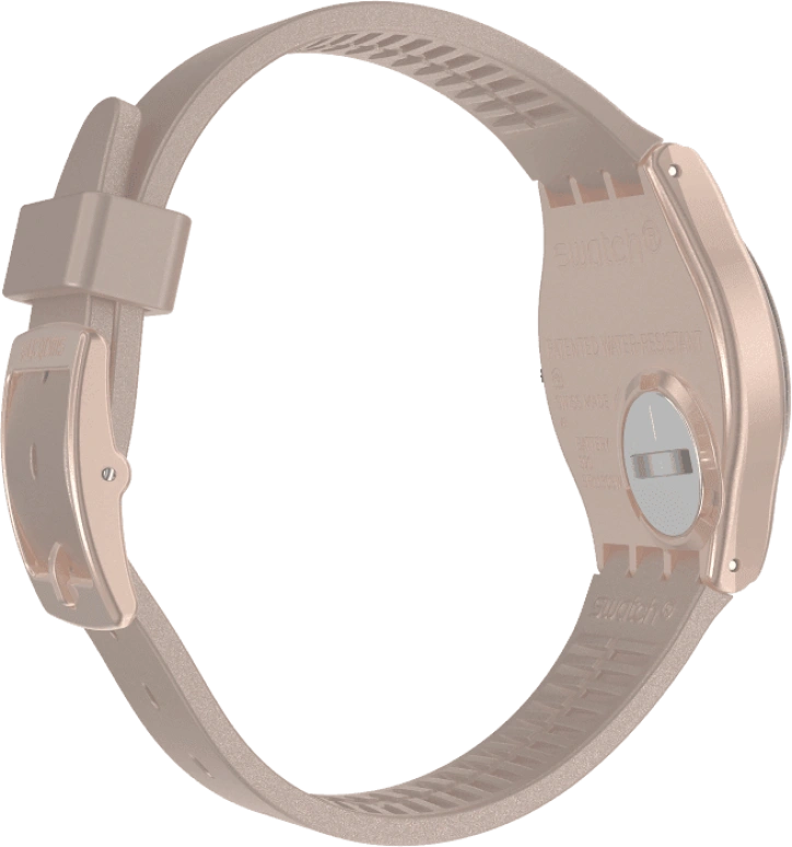 Swatch,Originals 34mm,34mm,Plastic,Pink,Sapphire,Crystal Glass,GP403