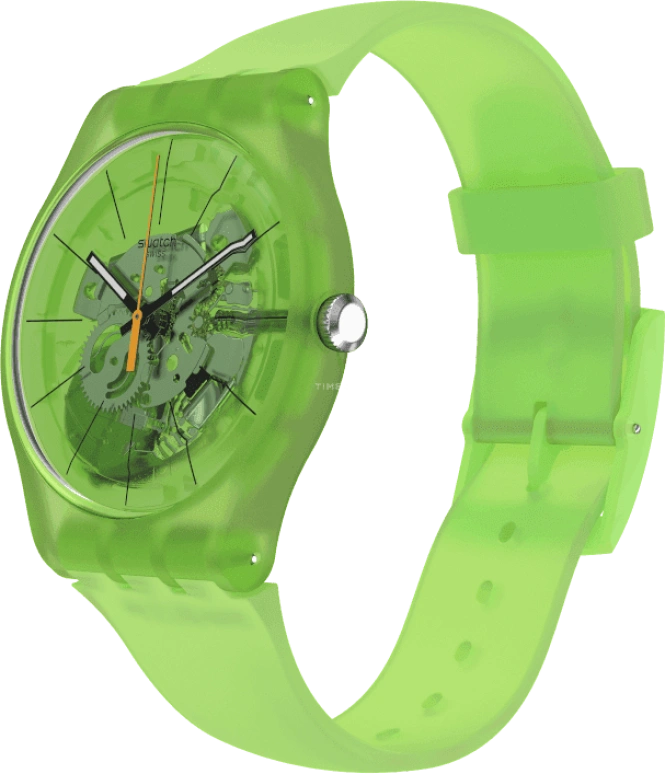 Swatch,Originals 41x47.40mm,41x47.40mm,Plastic,Green,SUOG118