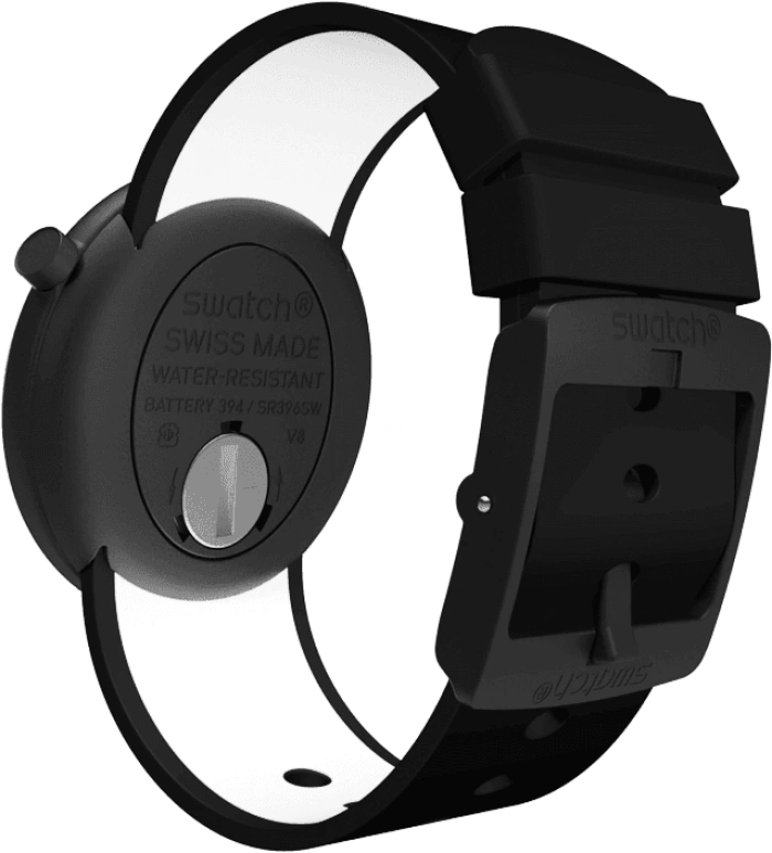 Swatch,Originals 45mm,45mm,Plastic,White,PNB700