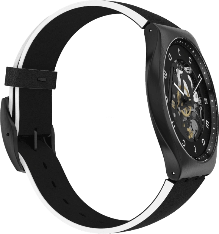 Swatch,SKIN ,Black,SS07B101