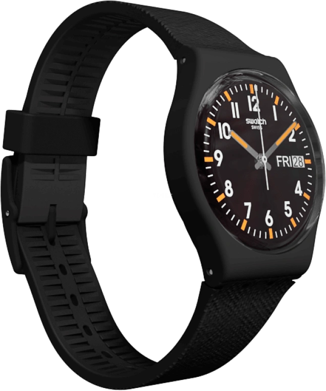 Swatch,Originals 34mm,34mm,Plastic,Red,GB753