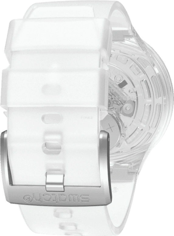 Swatch,THE BOLD 47mm,47mm,Plastic,Transparent,SO27E100