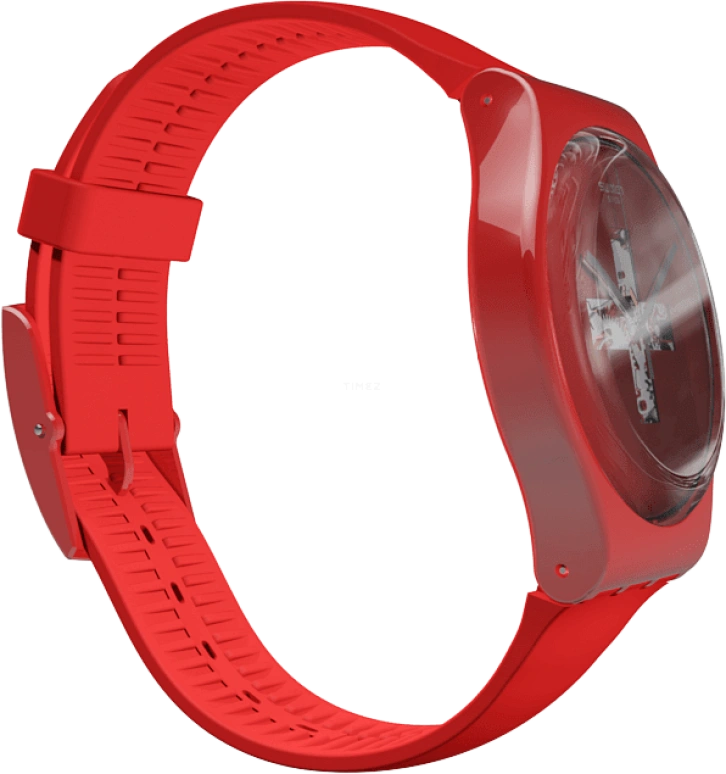Swatch,Originals 41mm,41mm,Plastic,Red,SUOR106