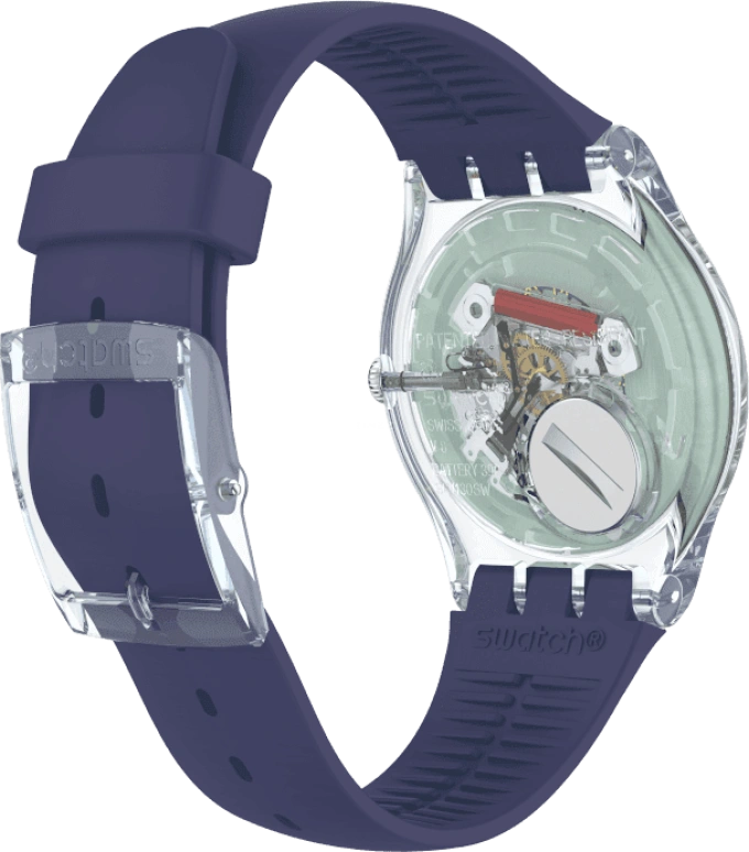 Swatch,Originals 41mm,41mm,Plastic,Purple,SUOK712