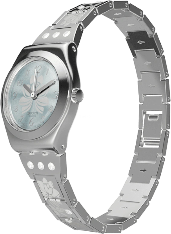 Swatch,IRONY 25mm,25mm,Stainless Steel,Blue,YSS222G