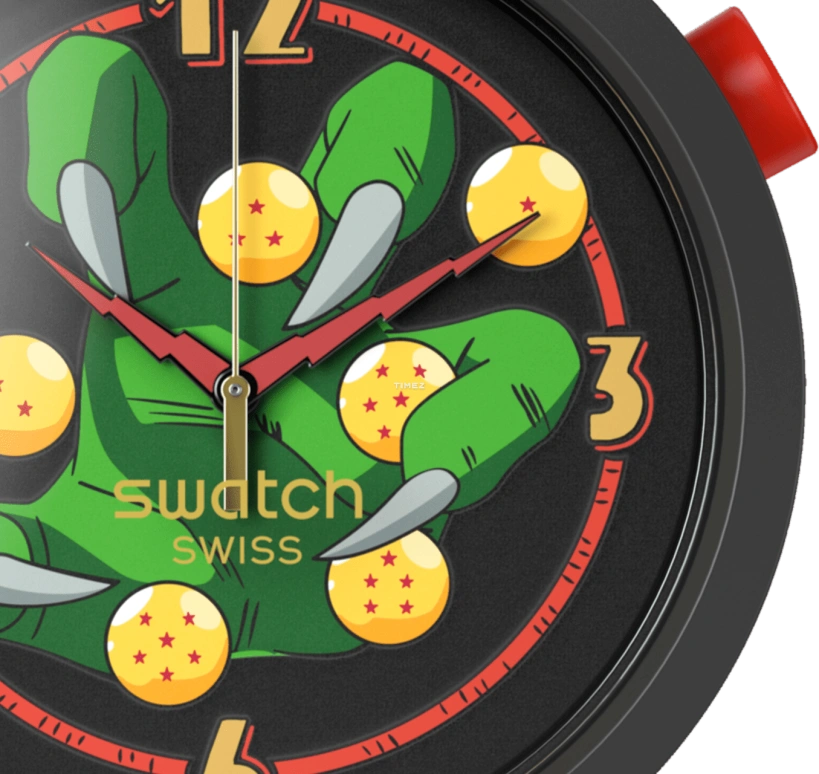 Swatch,Other 47mm,47mm,Plastic,Green,Black,Multi-Color,Quartz,Sapphire,Crystal Glass,Round,SB01Z102