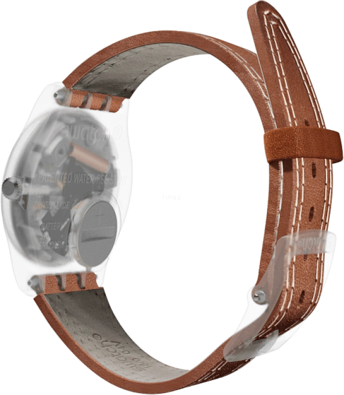 Swatch,Originals 34mm,34mm,Plastic,Blue,GE709