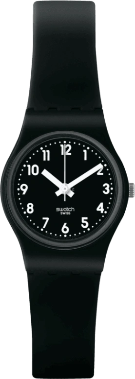 Swatch,Originals 25mm,25mm,Plastic,Black,Quartz,Round,LB170E
