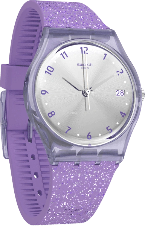 Swatch,Originals 34mm,34mm,Plastic,Silver,Open,GV400