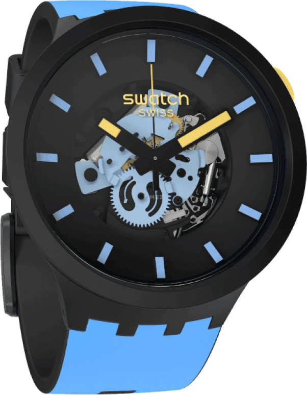 Swatch,THE BOLD 47mm,47mm,Black,SB03B108