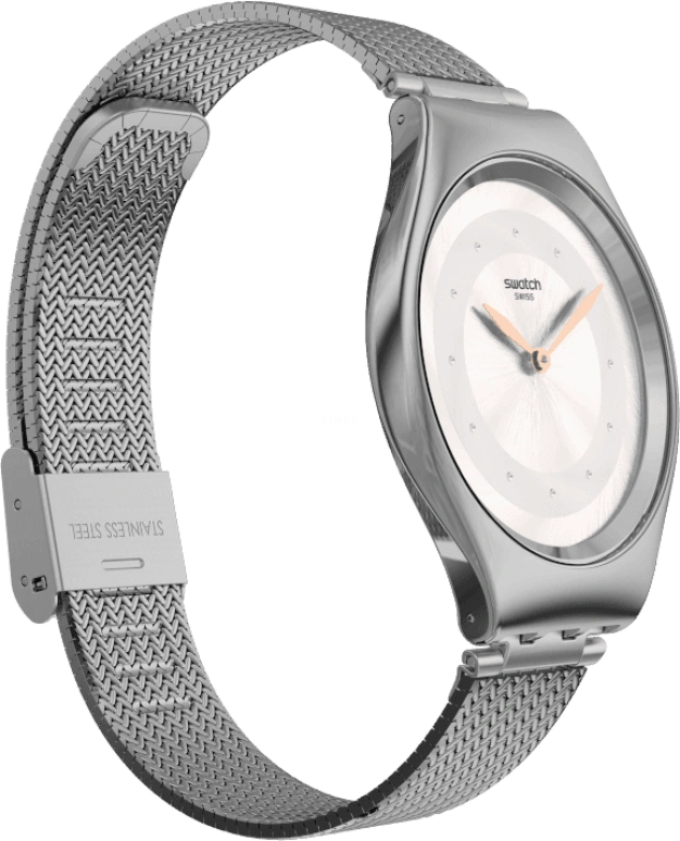Swatch,SKIN 38mm,38mm,Stainless Steel,Pink Red,Red,SYXS117M