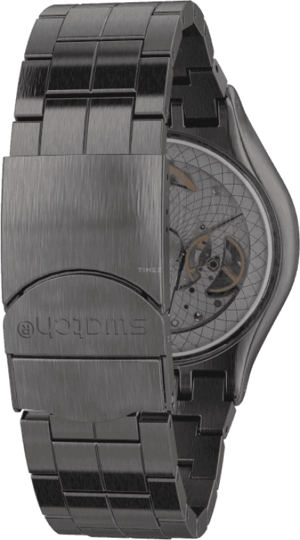 Swatch,IRONY 42mm,42mm,Stainless Steel,Open,YIM400G