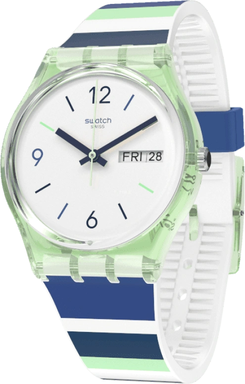Swatch,Originals 34mm,34mm,Plastic,White,Open,GG711