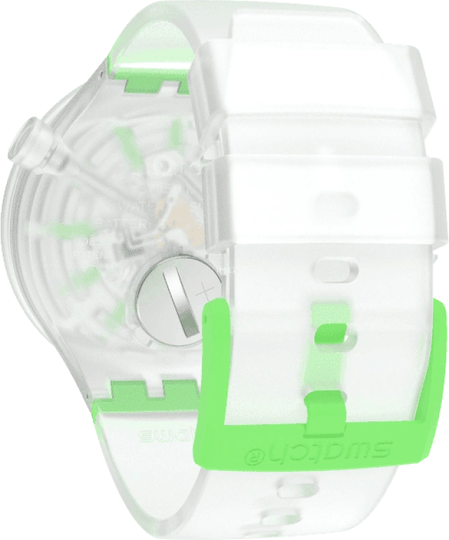 Swatch,THE BOLD 47mm,47mm,Plastic,White,SO27E104