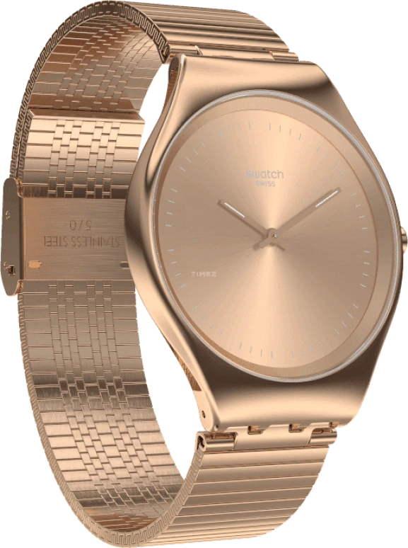 Swatch,SKIN ,Stainless Steel,Gold,SYXG101GG
