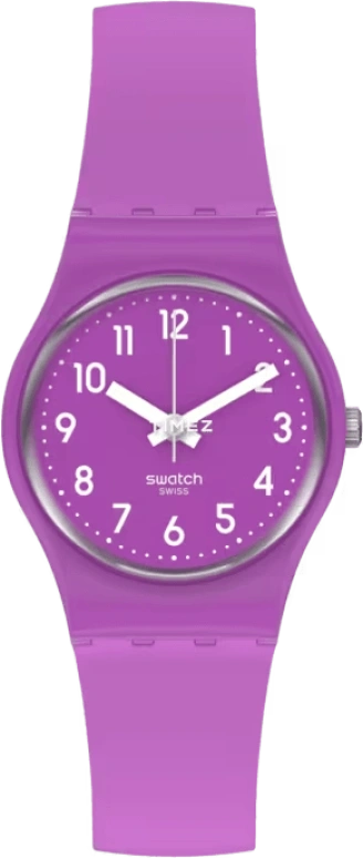 Swatch,Originals 25mm,25mm,Plastic,Purple,Quartz,Tonneau,LV115C