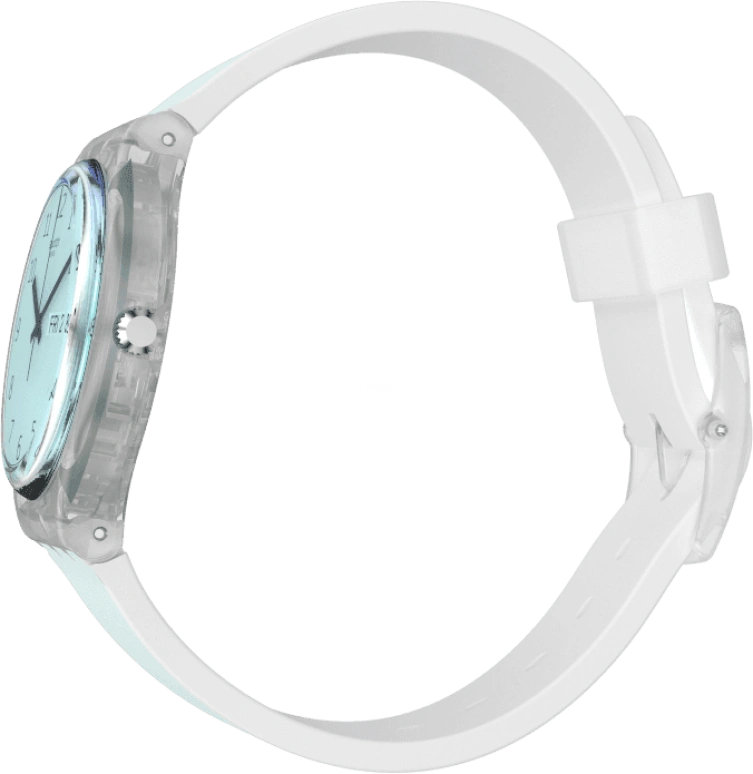 Swatch,Originals 34mm,34mm,Plastic,Blue,Pink,Sapphire,Crystal Glass,GE713