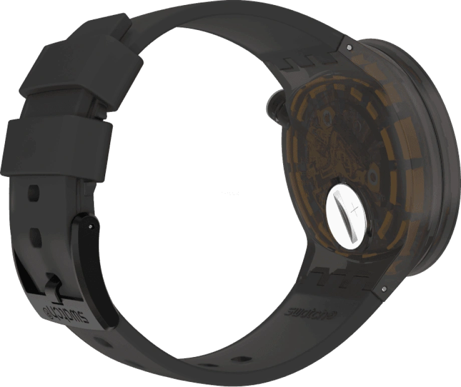 Swatch,THE BOLD 47mm,47mm,Plastic,Coffee,Brown,SO27B112