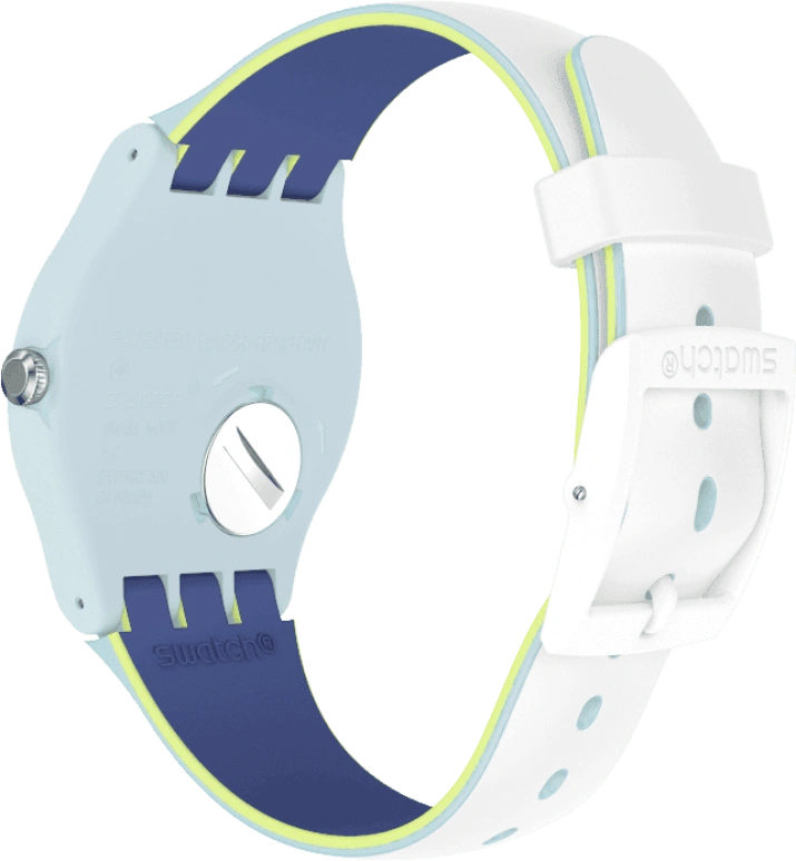 Swatch,Originals 41mm,41mm,Plastic,White,SUOS404