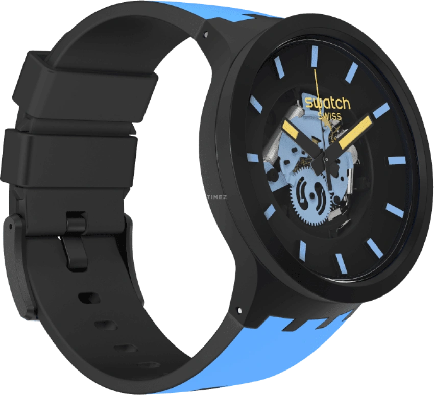 Swatch,THE BOLD 47mm,47mm,Black,SB03B108