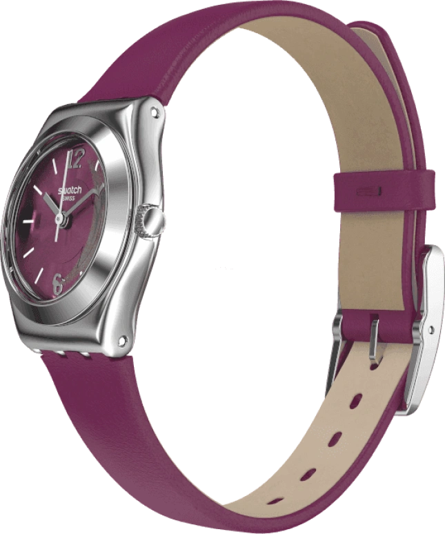 Swatch,IRONY 25mm,25mm,Red,Sapphire,Crystal Glass,YSS330