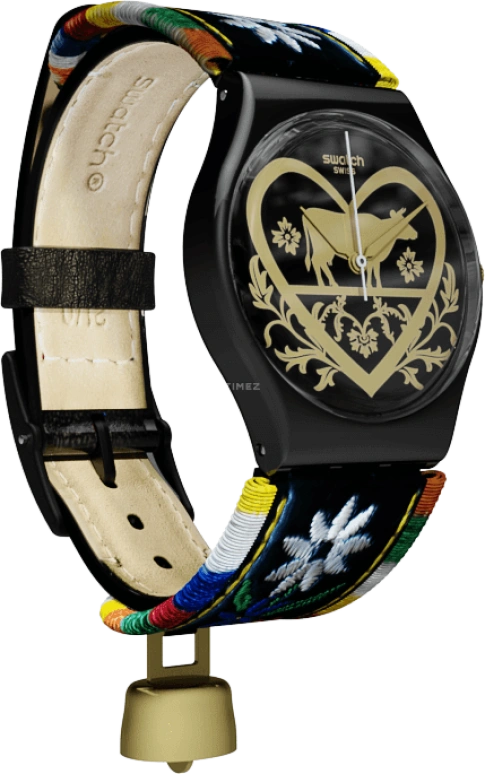 Swatch,Originals 34mm,34mm,Plastic,Black,GB285