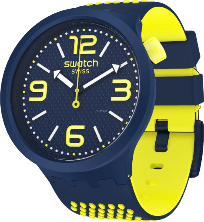 Swatch,THE BOLD 47mm,47mm,Plastic,Black,SO27N102