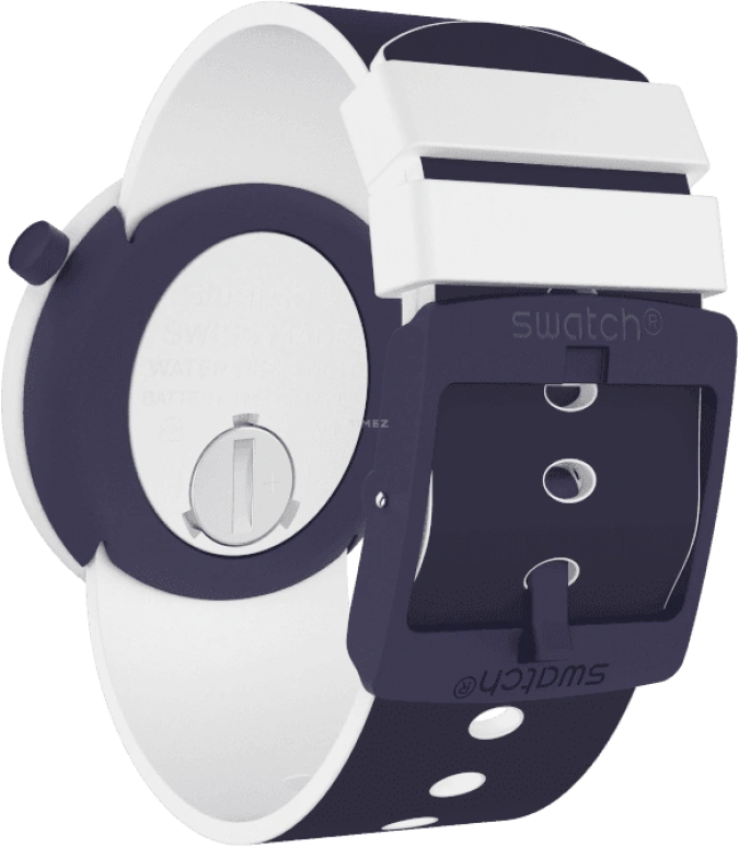 Swatch,Originals 45mm,45mm,Plastic,White,PNW107