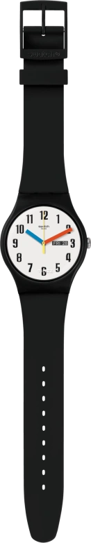 Swatch,Other 41mm,41mm,Bio-sourced,White,Quartz,Date,Day,SO29B705