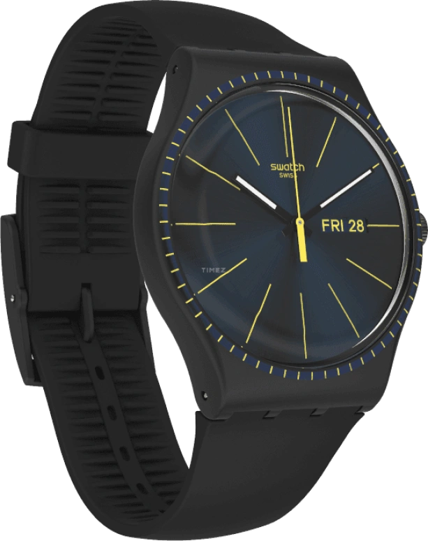 Swatch,Originals 41x47.40mm,41x47.40mm,Plastic,Black,SUOB731