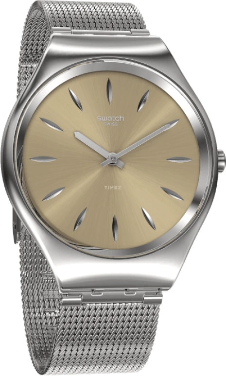 Swatch,SKIN 38mm,38mm,Sapphire,Crystal Glass,SYXS133M