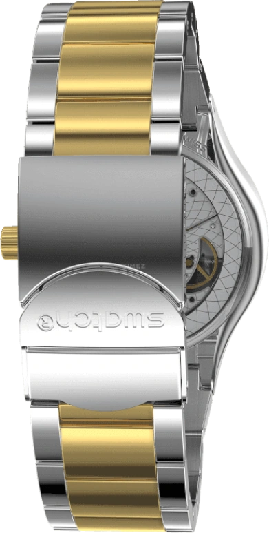 Swatch,IRONY 42mm,42mm,Gold,Open,YIS429G