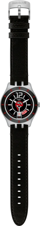 Swatch,Other 43mm,43mm,Stainless Steel,Black,Quartz,Day,Sapphire,Crystal Glass,YTS402
