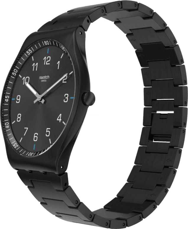 Swatch,SKIN ,Stainless Steel,Black,SS07B100G