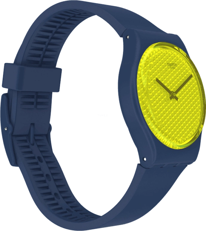 Swatch,Originals 34mm,34mm,Plastic,Yellow,GN266