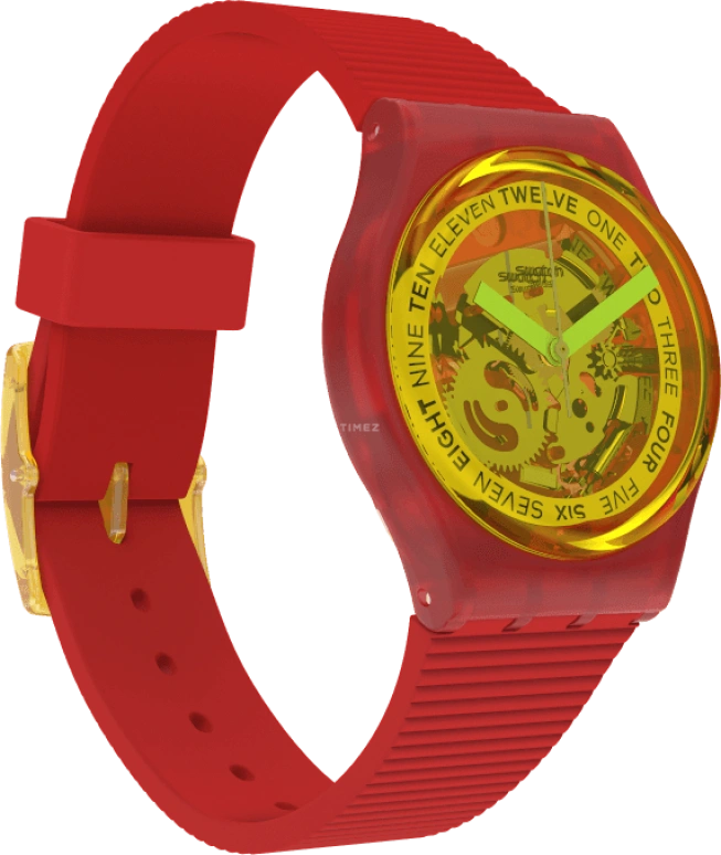 Swatch,Originals 34mm,34mm,Plastic,Open,GR185