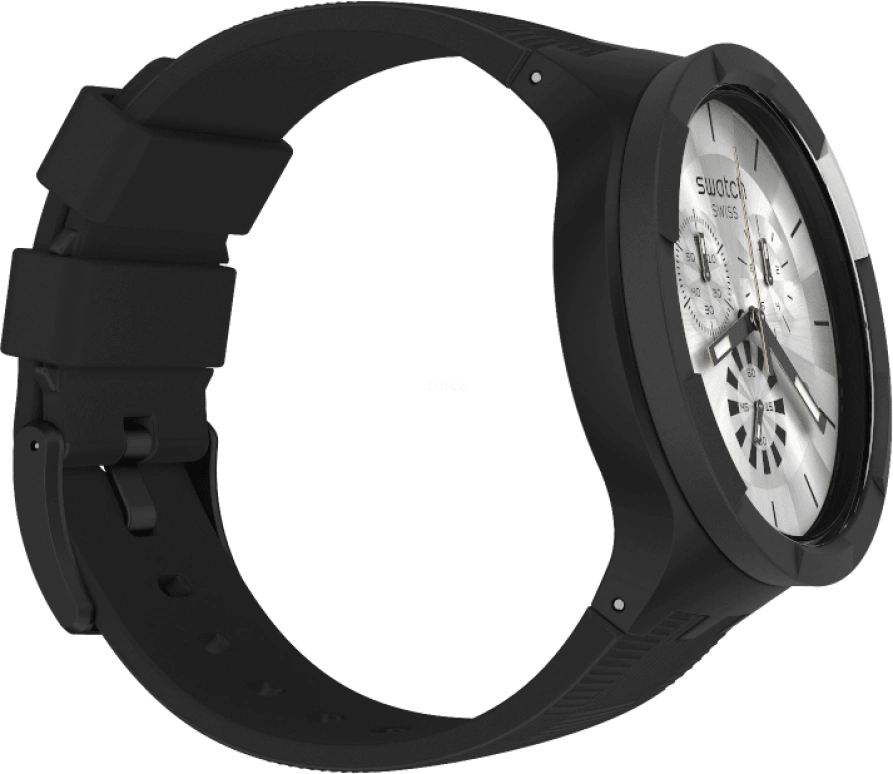 Swatch,THE BOLD 47mm,47mm,Plastic,Sapphire,Crystal Glass,SB02B404