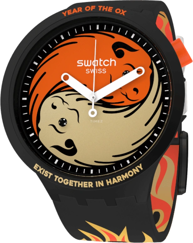 Swatch,THE BOLD 47mm,47mm,Plastic,SO27Z109