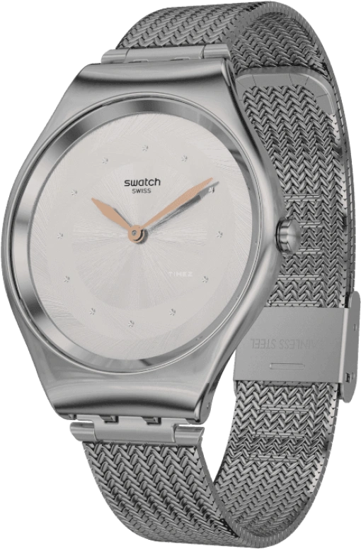 Swatch,SKIN 38mm,38mm,Stainless Steel,Pink Red,Red,SYXS117M