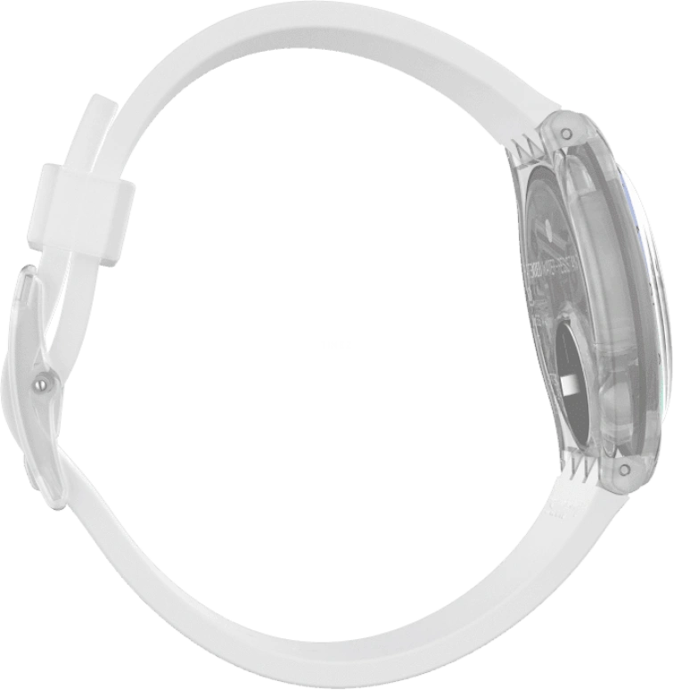 Swatch,Originals 34mm,34mm,Plastic,Blue,Pink,Sapphire,Crystal Glass,GE713